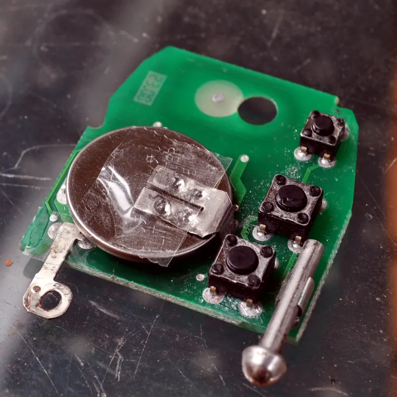 secure the new battery