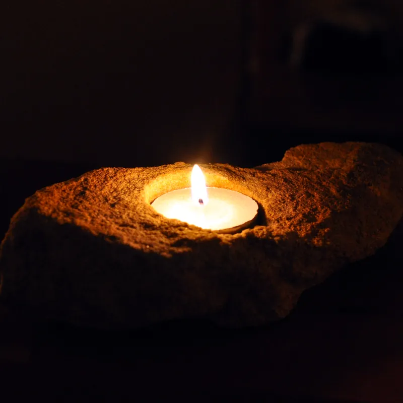 The first candle holder
