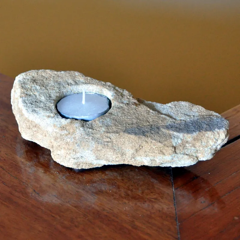 The top of the first candle holder