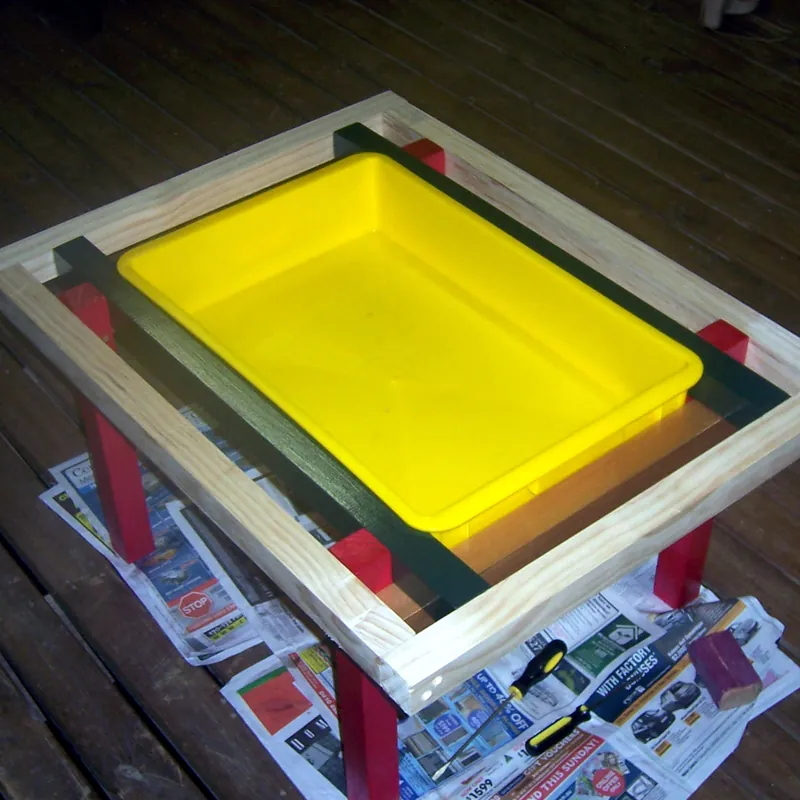 The table top frame