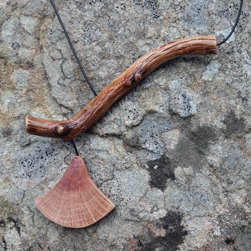 Handmade wooden necklace by Treetop Trove