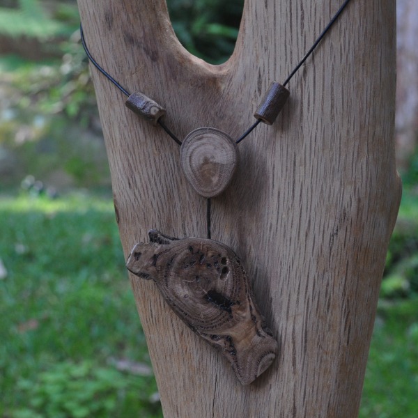 Wooden Slice necklace